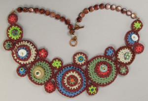 Crocheted Necklace. Source Unknown.