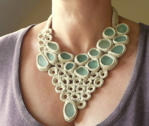 sea-glass-crochet-necklace