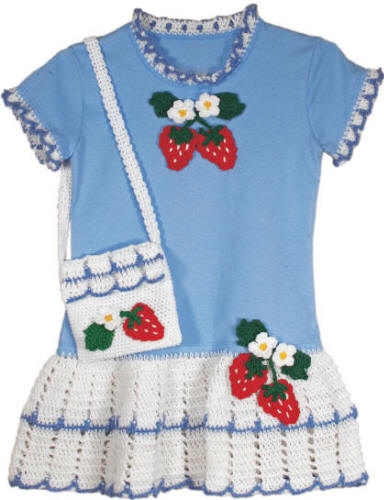 PA796   T-shirt Dress Strawberry Main