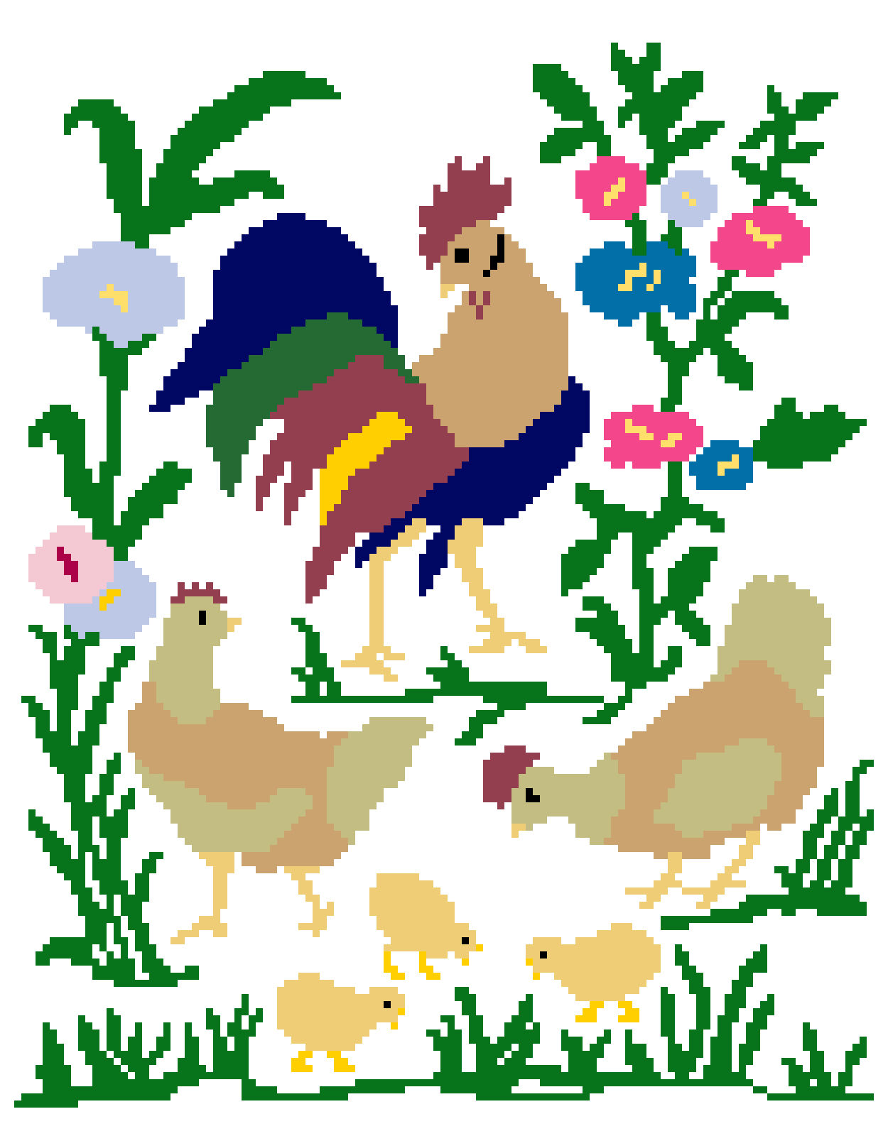 rooster color