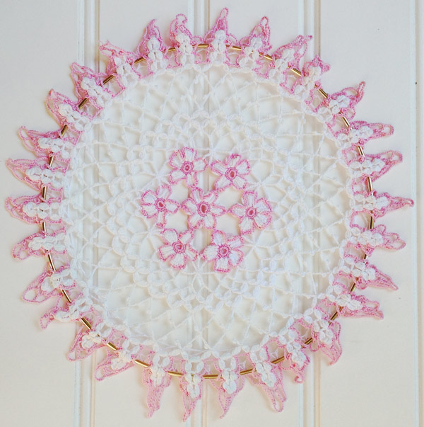 Vintage-Crochet-Lace-Doily-Pink-Maggie-Weldon-600