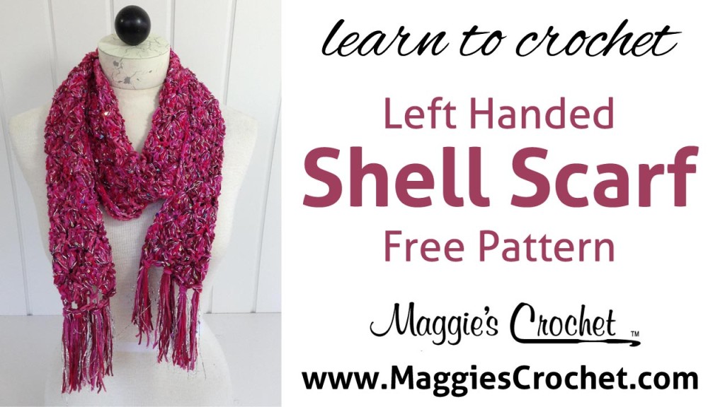 beginner-shell-crochet-scarf-pink-left