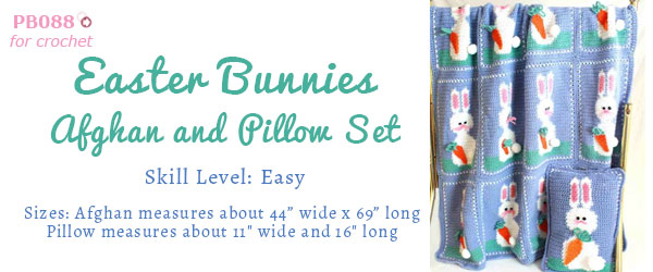 PB088-EASTER-BUNNIES-AFGHAN-AND-PILLOW-SET-optw